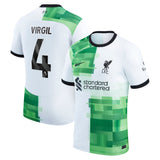 Liverpool Nike Away Stadium Shirt - 2023-24 with Virgil 4 printing - Kit Captain