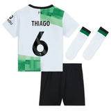 Liverpool Nike Away Stadium Kit - 2023-24 - Infant with Thiago 6 printing - Kit Captain