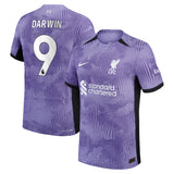 Liverpool Nike Third Dri-Fit Adv Match Shirt 2023-24 with Darwin 9 printing - Kit Captain