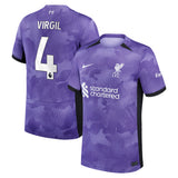 Liverpool Nike Third Stadium Shirt 2023-24 with Virgil 4 printing - Kit Captain