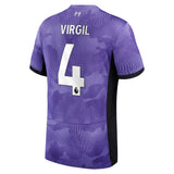 Liverpool Nike Third Stadium Shirt 2023-24 with Virgil 4 printing - Kit Captain