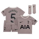 Tottenham Hotspur Nike Third Stadium Kit 2023-24 - Infant with Højbjerg 5 printing - Kit Captain