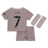 Tottenham Hotspur Nike Third Stadium Kit 2023-24 - Infant with Son 7 printing - Kit Captain