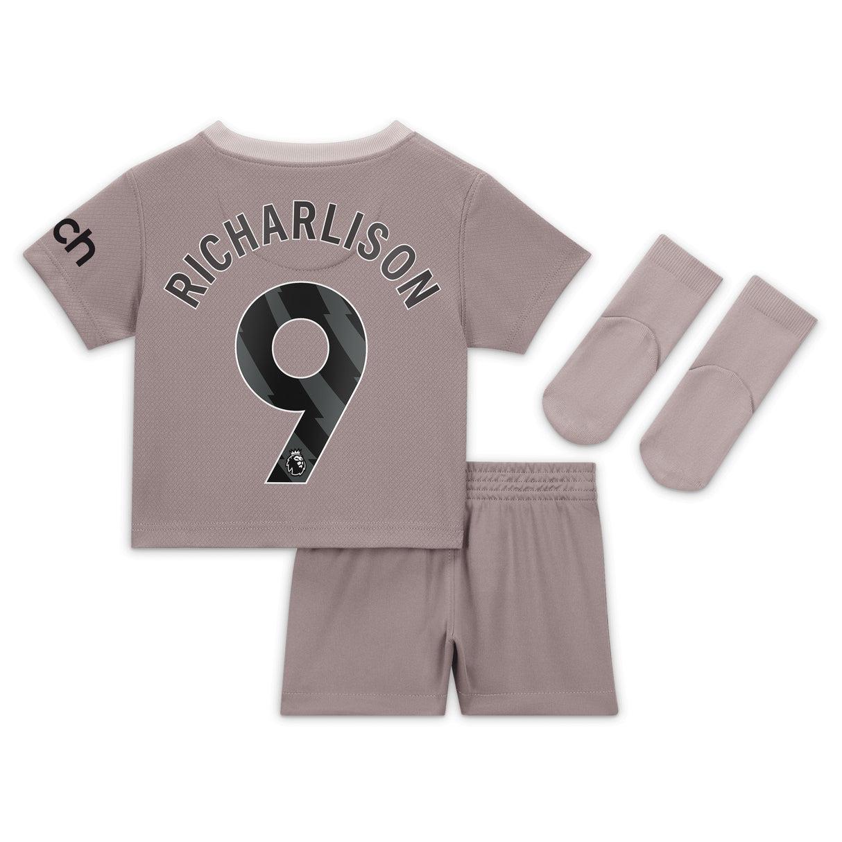 Tottenham Hotspur Nike Third Stadium Kit 2023-24 - Infant with Richarlison 9 printing - Kit Captain