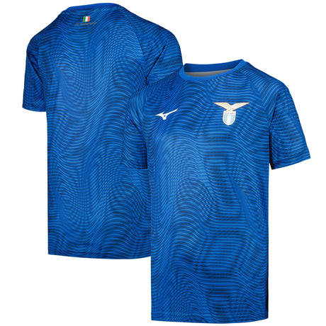 Lazio Mizuno Pre Match Jersey - Royal - Kids - Kit Captain