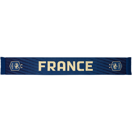 France Wordmark Scarf - Navy/Gold - Unisex - Kit Captain