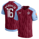 Aston Villa Castore WSL Home Shirt 2023-24 - Kids with McLoughlin 16 printing - Kit Captain