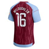 Aston Villa Castore WSL Home Pro Shirt 2023-24 with McLoughlin 16 printing - Kit Captain