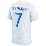 France Away Stadium Shirt 2022 - Antoine Griezmann 7 - Kit Captain