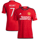 Manchester United Cup Home Authentic Shirt 2023-24 with Mount 7 printing - Kit Captain