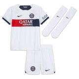 Paris Saint-Germain Nike Away Stadium Kit 2023-24 - Little Kids with M.Asensio 11 printing - Kit Captain