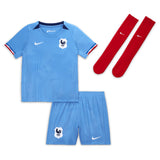 France Women Nike Home Stadium Kit 2023-24 - Little Kids with E.Cascarino 20 printing - Kit Captain