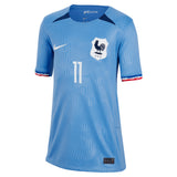 France Women Nike Home Stadium Shirt 2023-24 - Kids with Diani 11 printing - Kit Captain