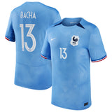 France Women Nike Home Stadium Shirt 2023-24 - Mens with Bacha 13 printing - Kit Captain