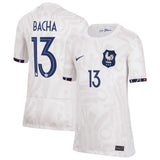 France Women Nike Away Stadium Shirt 2023-24 - Kids with Bacha 13 printing - Kit Captain