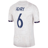 France Women Nike Away Stadium Shirt 2023-24 - Mens with Henry 6 printing - Kit Captain