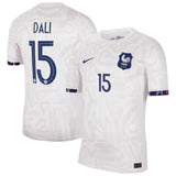 France Women's Women's Nike Away Stadium Shirt 2023-24 - Mens - Kenza Dali 15 - Kit Captain