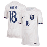 France Women Nike Away Stadium Shirt 2023-24 - Kids with Asseyi 18 printing - Kit Captain