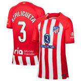 Atlético de Madrid Nike Stadion-Heimtrikot 2023–24 – Kinder mit Azpilicueta 3-Aufdruck