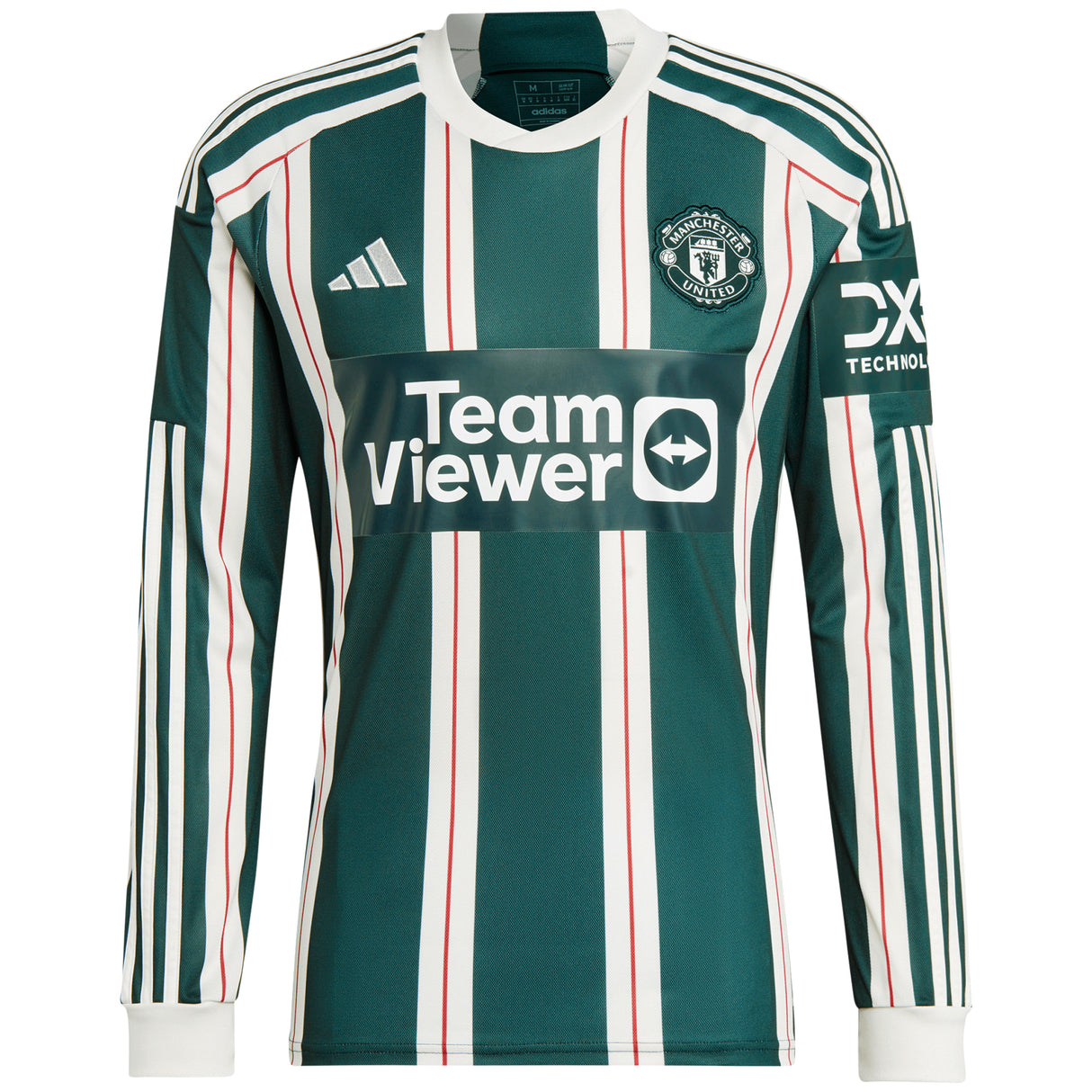 Manchester United EPL adidas Auswärtstrikot 2023-24 – Langarm – mit Amad 16-Aufdruck