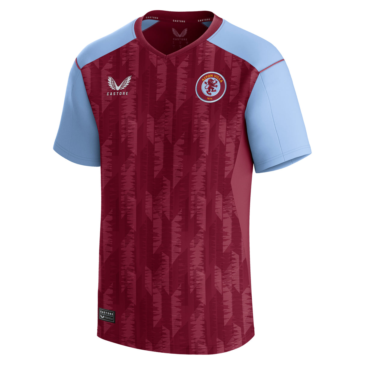 Aston Villa Castore WSL Home Shirt 2023-24 - Kids with Parker 15 printing - Kit Captain