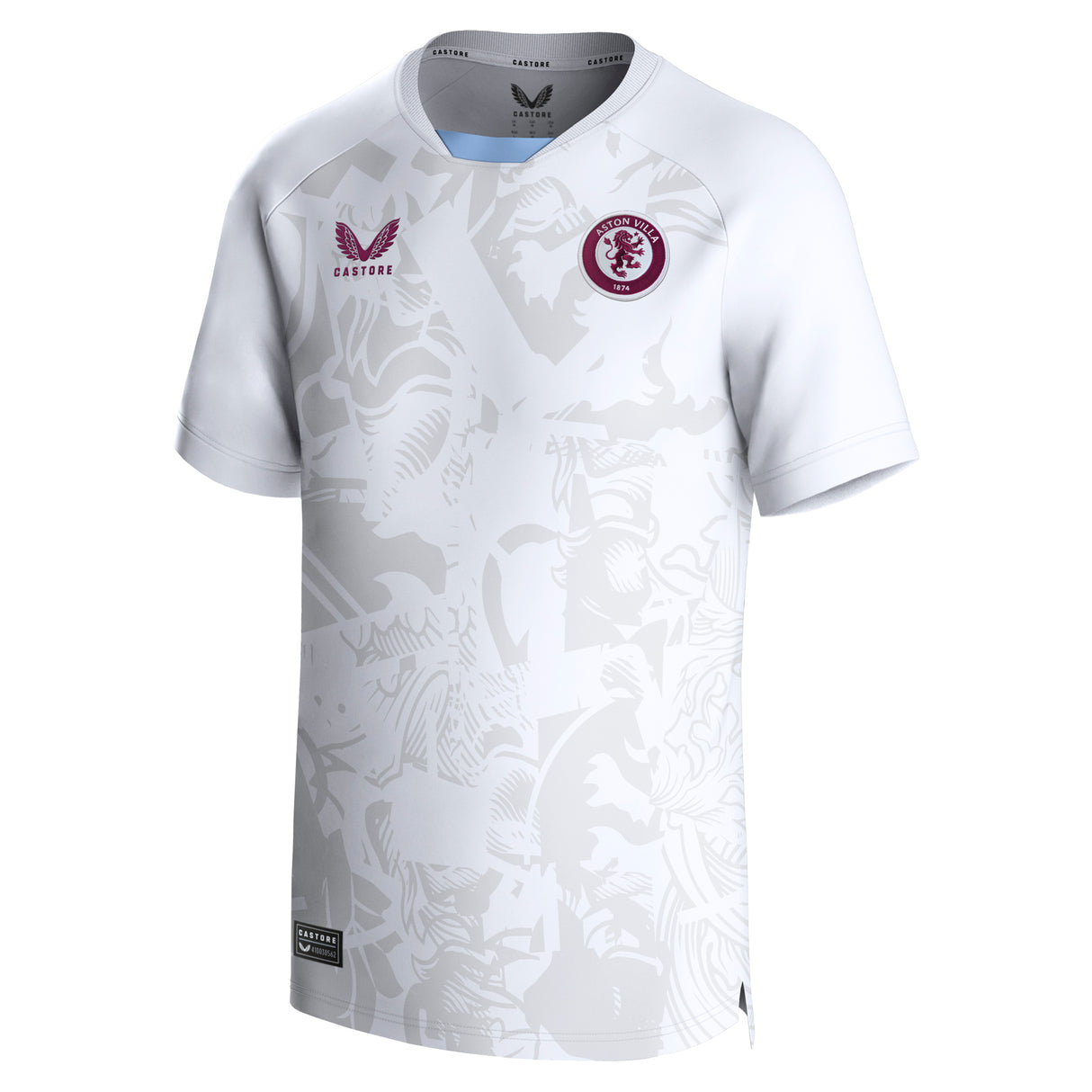 Aston Villa Castore WSL Away Shirt 2023-24 - Kids with Parker 15 printing - Kit Captain