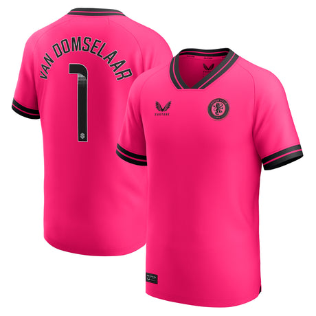 Aston Villa Castore Third Goalkeeper Shirt 2023-24 - Kids - Daphne van Domselaar 1 - Kit Captain