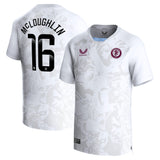 Aston Villa Castore WSL Away Shirt 2023-24 - Kids with McLoughlin 16 printing - Kit Captain