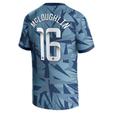 Aston Villa Castore Third Shirt 2023-24 - Kids - Olivia McLoughlin 16 - Kit Captain