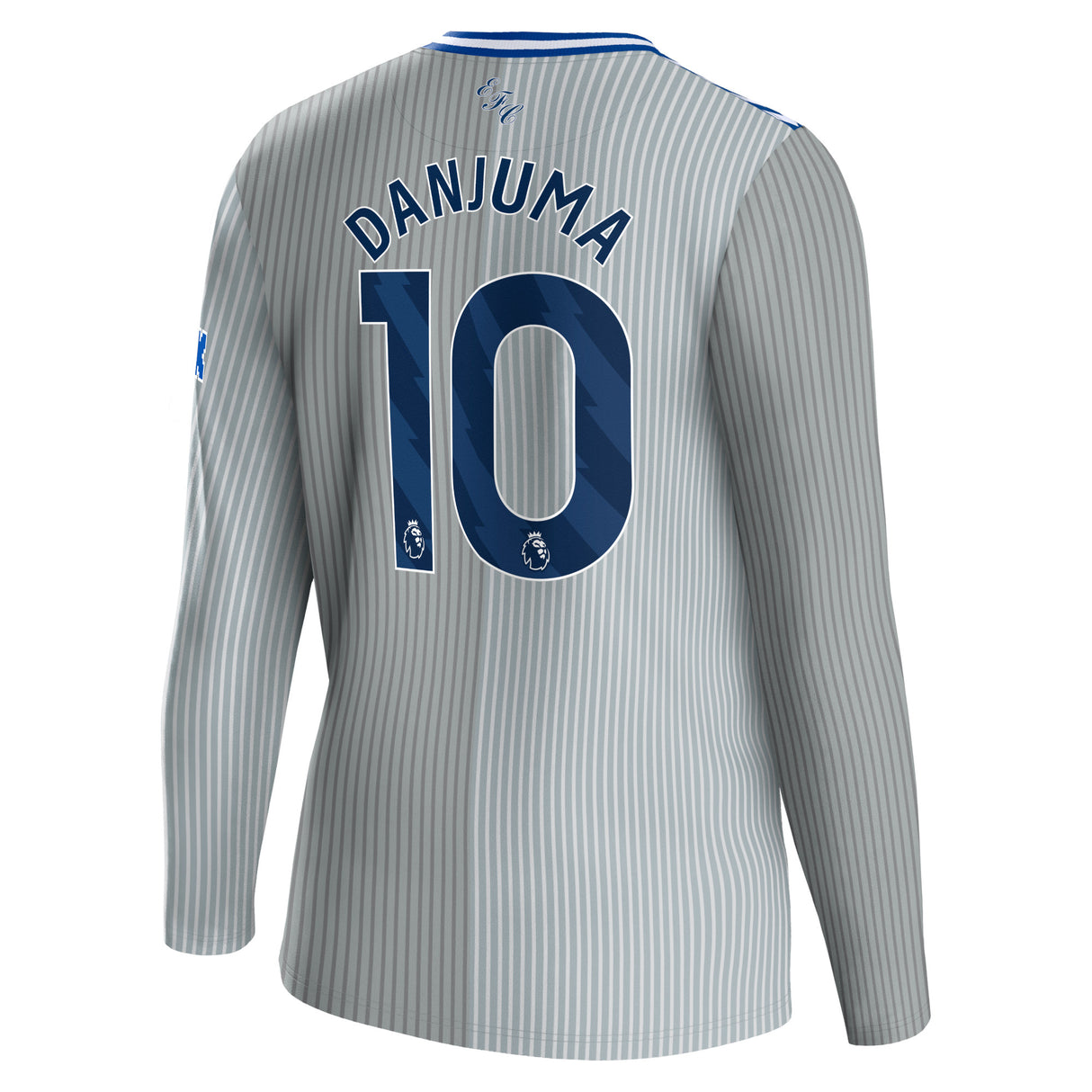 Everton Hummel Third Shirt 2023-24 - Long Sleeve with Danjuma 10 printing - Kit Captain