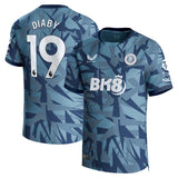 Aston Villa Third Shirt 2023-24 with Diaby 19 printing - Kit Captain