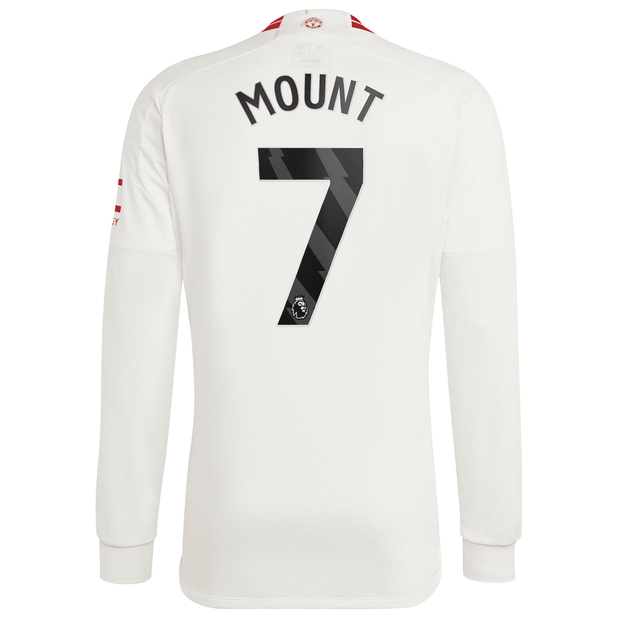 Manchester United EPL adidas Third Shirt 2023-24 - Long Sleeve -  With Mount 7 Printing - Kit Captain