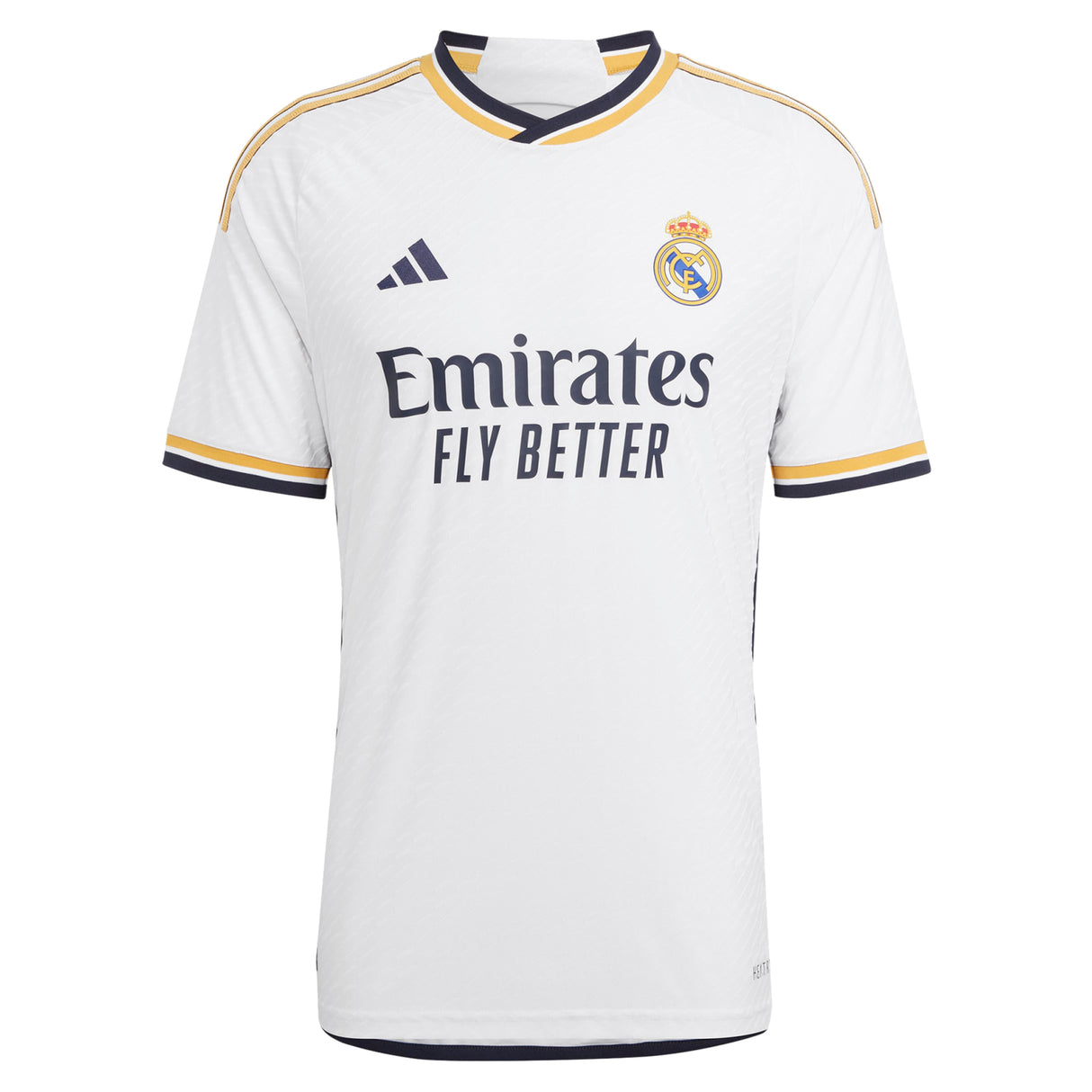 Real Madrid adidas Home Authentic Shirt 2023-24 with Arda Güler 24 printing - Kit Captain