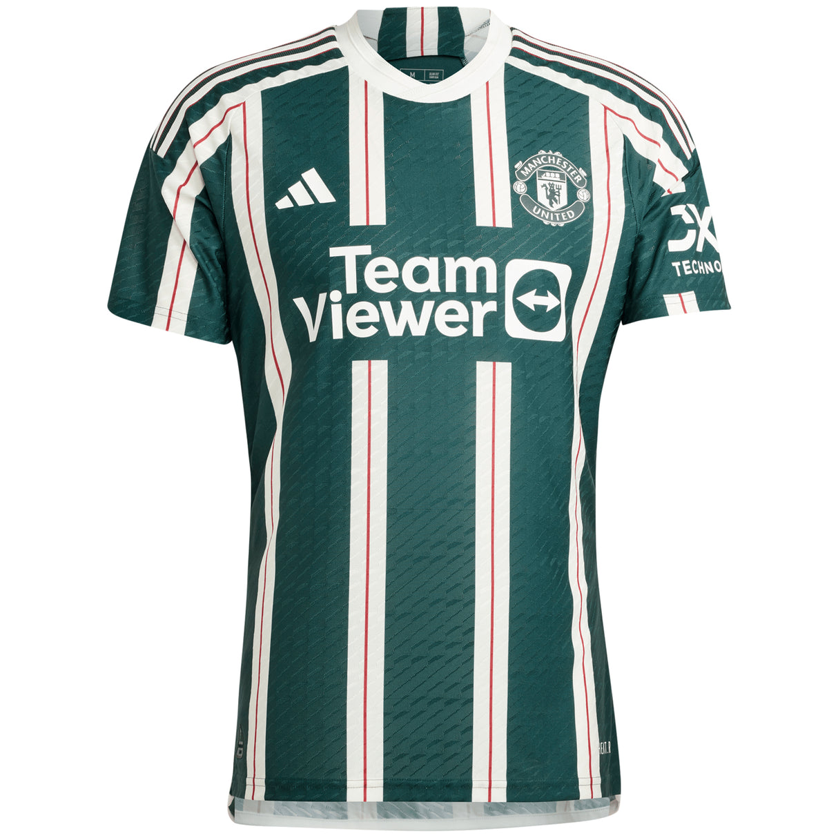 Manchester United EPL Away Authentic Shirt 2023-24 with Højlund 11 printing - Kit Captain