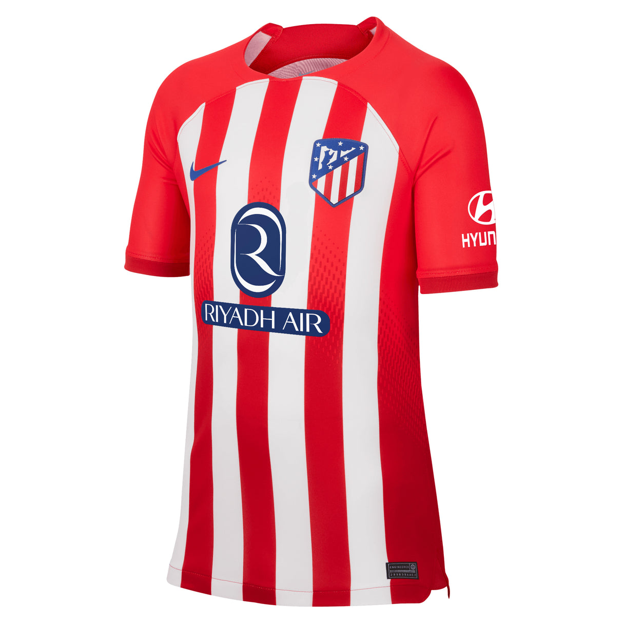 Atlético de Madrid Nike Stadion-Heimtrikot 2023–24 – Kinder mit S.Lino 12-Aufdruck