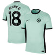 Chelsea Third Stadium Shirt 2023-24 with Nkunku 18 printing - Kit Captain