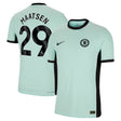 Chelsea Third Vapor Match Shirt 2023-24 with Maatsen 29 printing - Kit Captain