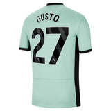 Chelsea Third Stadium Shirt 2023-24 with Gusto 27 printing - Kit Captain