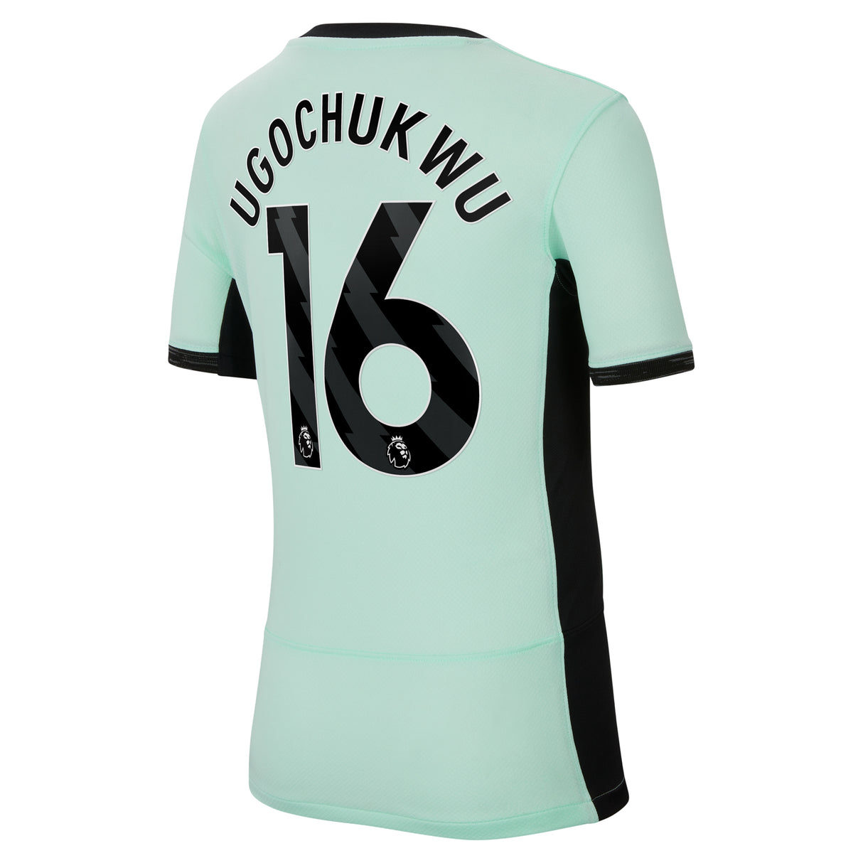 Chelsea Third Stadium Shirt 2023-24 - Kids with Ugochukwu 16 printing - Kit Captain