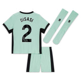 Chelsea Third Stadium Kit 2023-24 - Little Kids with Disasi 2 printing - Kit Captain