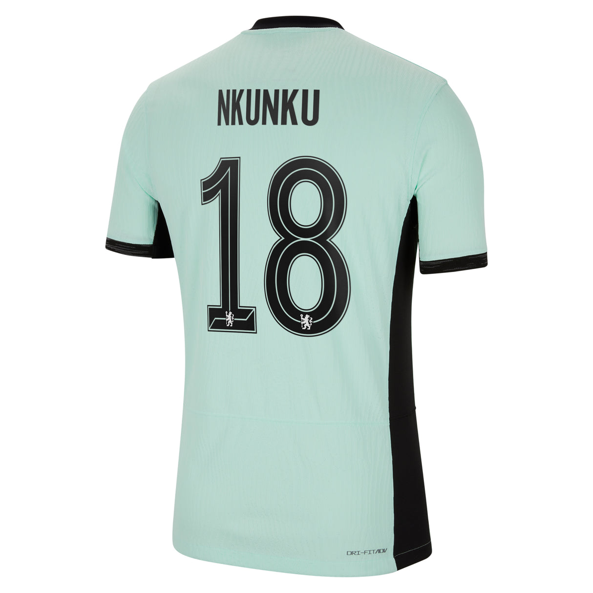 Chelsea Cup Third Vapor Match Shirt 2023-24 with Nkunku 18 printing - Kit Captain