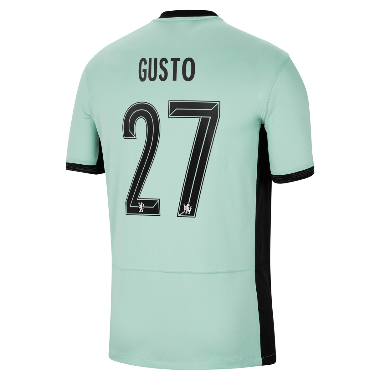 Chelsea Cup Third Stadium Shirt 2023-24 with Gusto 27 printing - Kit Captain