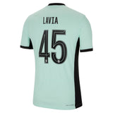 Chelsea Cup Third Vapor Match Shirt 2023-24 with Lavia 45 printing - Kit Captain