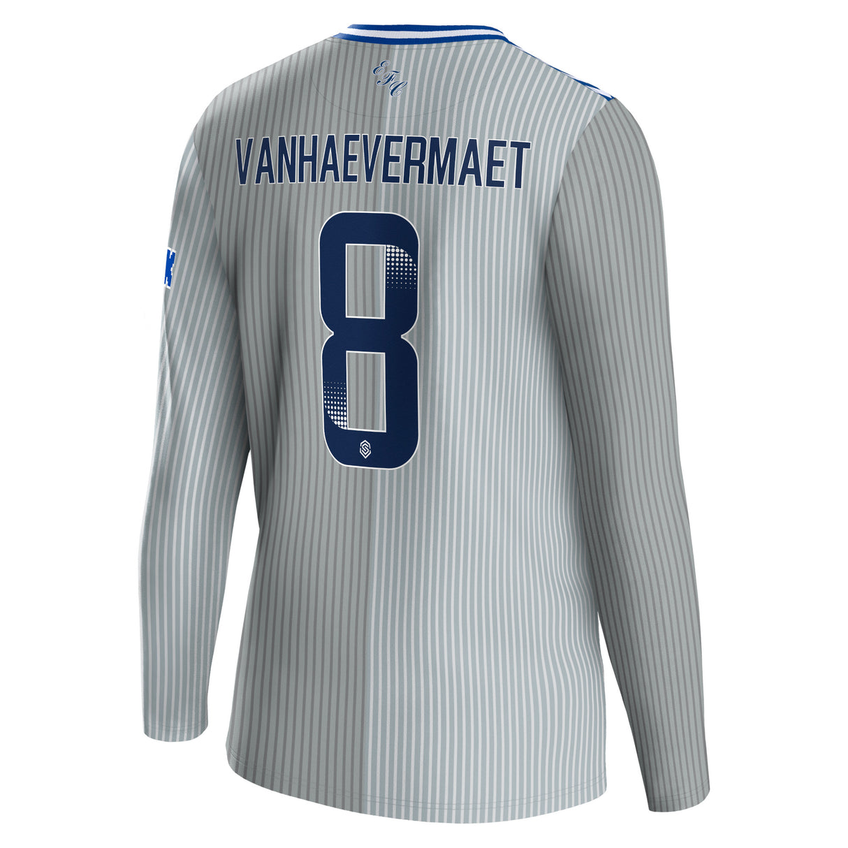 Everton WSL Hummel Third Shirt 2023-24 - Long Sleeve - Kids with Vanhaevermaet 8 printing - Kit Captain