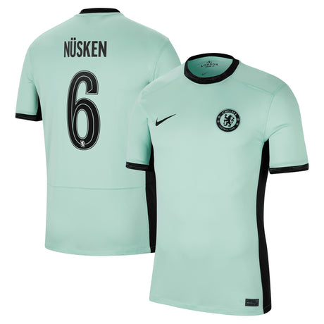 Chelsea Third Stadium Shirt 2023-24 with Nüsken 6 printing - Kit Captain