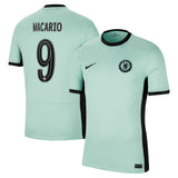 Chelsea Third Stadium Shirt 2023-24 with Macario 9 printing - Kit Captain