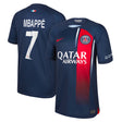 PSG Home Stadium Shirt 2023-24 - Kids with Champions League printing Mbappé  7 - Kit Captain