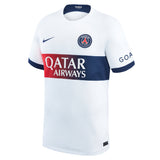 Paris Saint-Germain Nike Away Stadium Shirt 2023-24 with Champions League printing N.Mendes 25 - Kit Captain