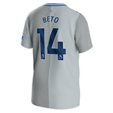 Everton Hummel Third Shirt 2023-24 - Kids with Beto 14 printing - Kit Captain