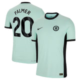 Chelsea Third Vapor Match Shirt 2023-24 with Palmer 20 printing - Kit Captain